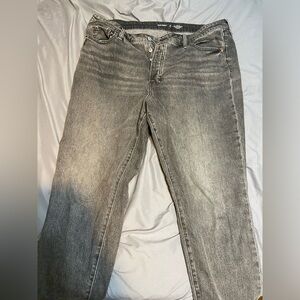 old navy size 18 tall grey jeans!!!!